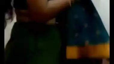 Indian girl realizes that she can film porn video if there is a camera
