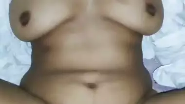 Panty slide pussy fucking of hot desi wife by husband