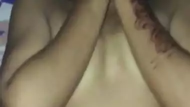 Shy Desi girl shaved pussy fucked by BF