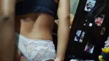 Sexy nude girl takes her friend’s hard dick in her pussy
