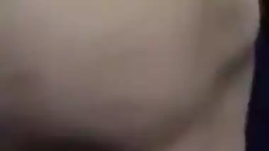 Huge boobs Pakistani milf sucking cock of her...