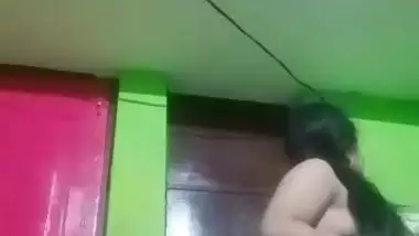 Hairy pussy village girlfriend nude video making