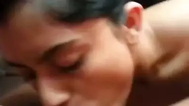 Playing with big dick in her mouth and pussy by desi GF