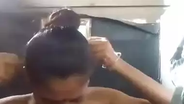 Cute Tamil girl Bathing