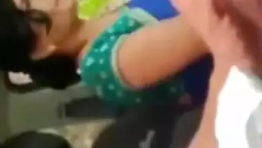 Cheating wife sucking cock in car outdoor