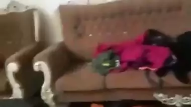 An old man enjoys two whores together in an xxx video