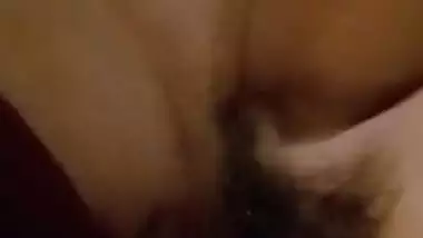 Village hairy pussy GF drowns in sex heaven