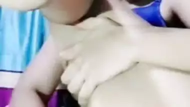 Bengali girl pink pussy fingering on video call