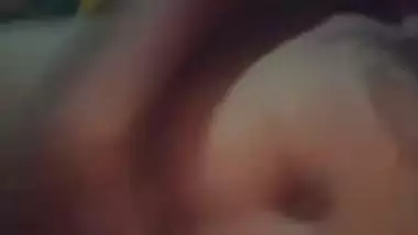 Village girl in bra fingers vaginal hole in standing