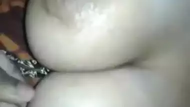 Fondling her Boobs
