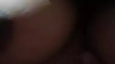 Husband pressing wife boob before sex at home viral MMS
