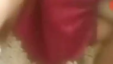 Crazy Indian wife cheating VC sex show on mobile